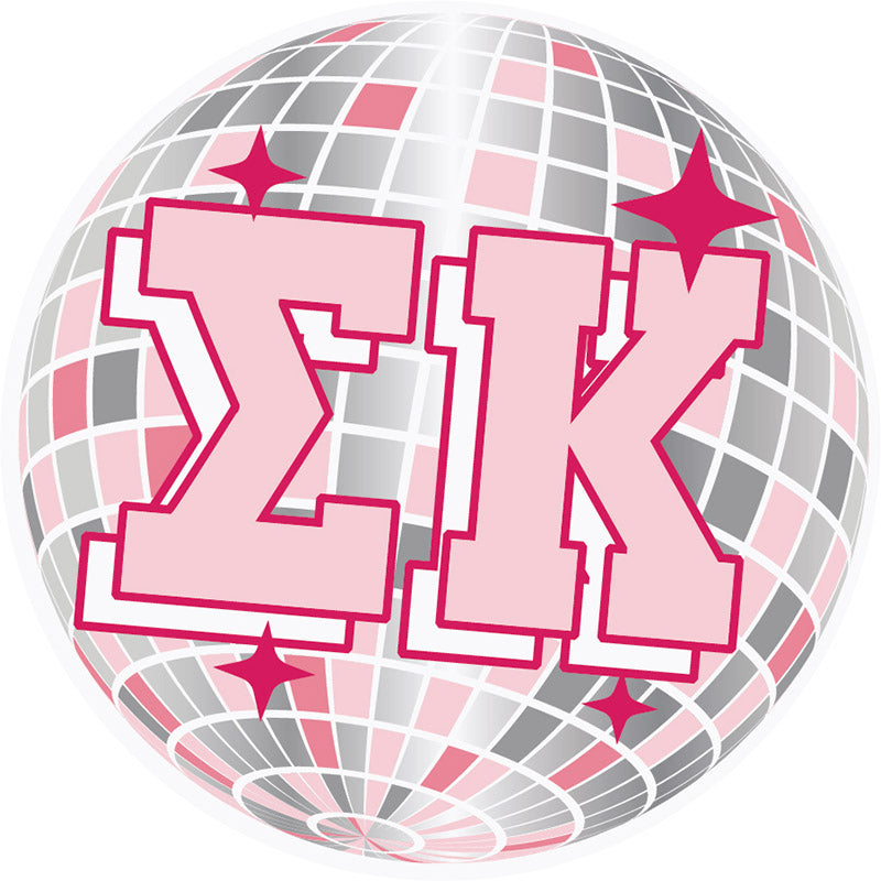 Disco Ball Sorority Button