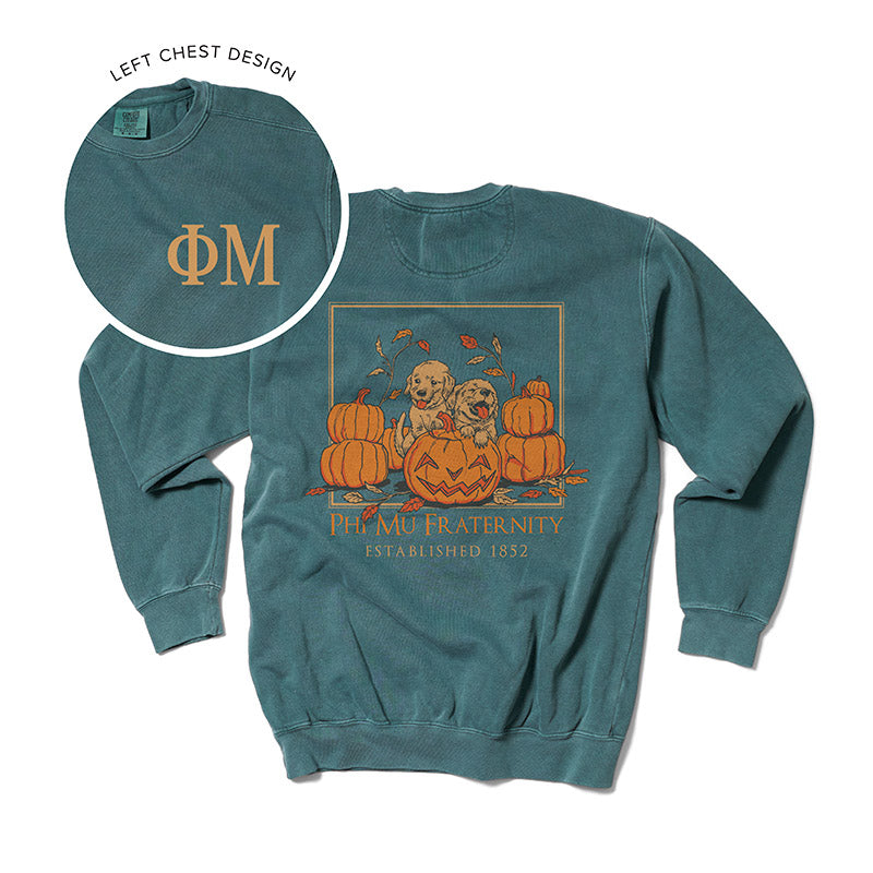 Pumpkin Puppy Sorority Crewneck