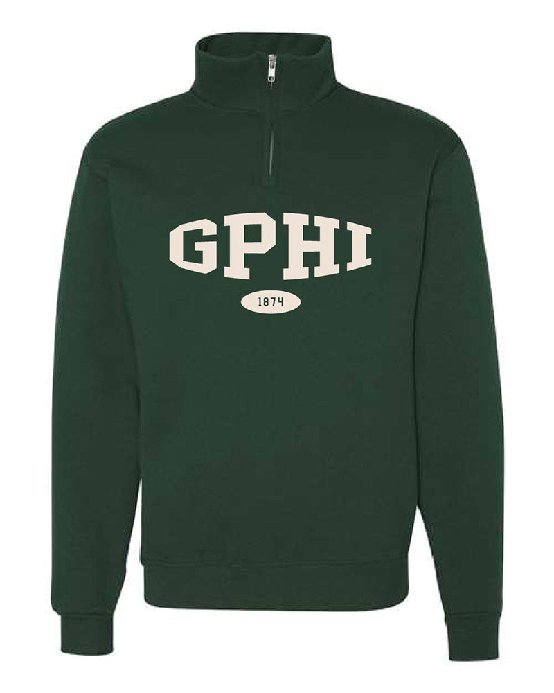 Classic Green Sorority Quarter Zip